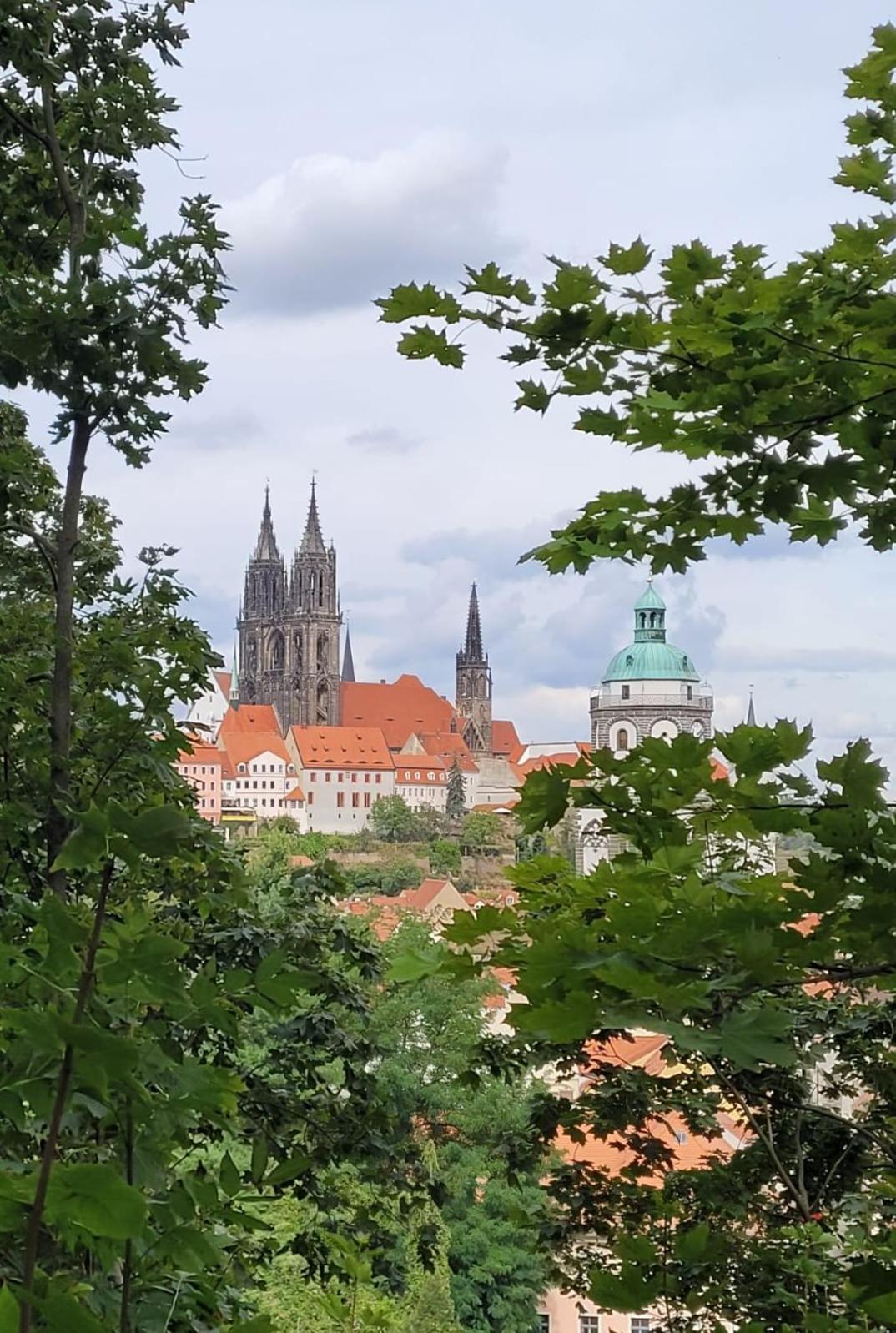 Cosel Apartment Altstadt Radfahrer Balkon Meißen 外观 照片