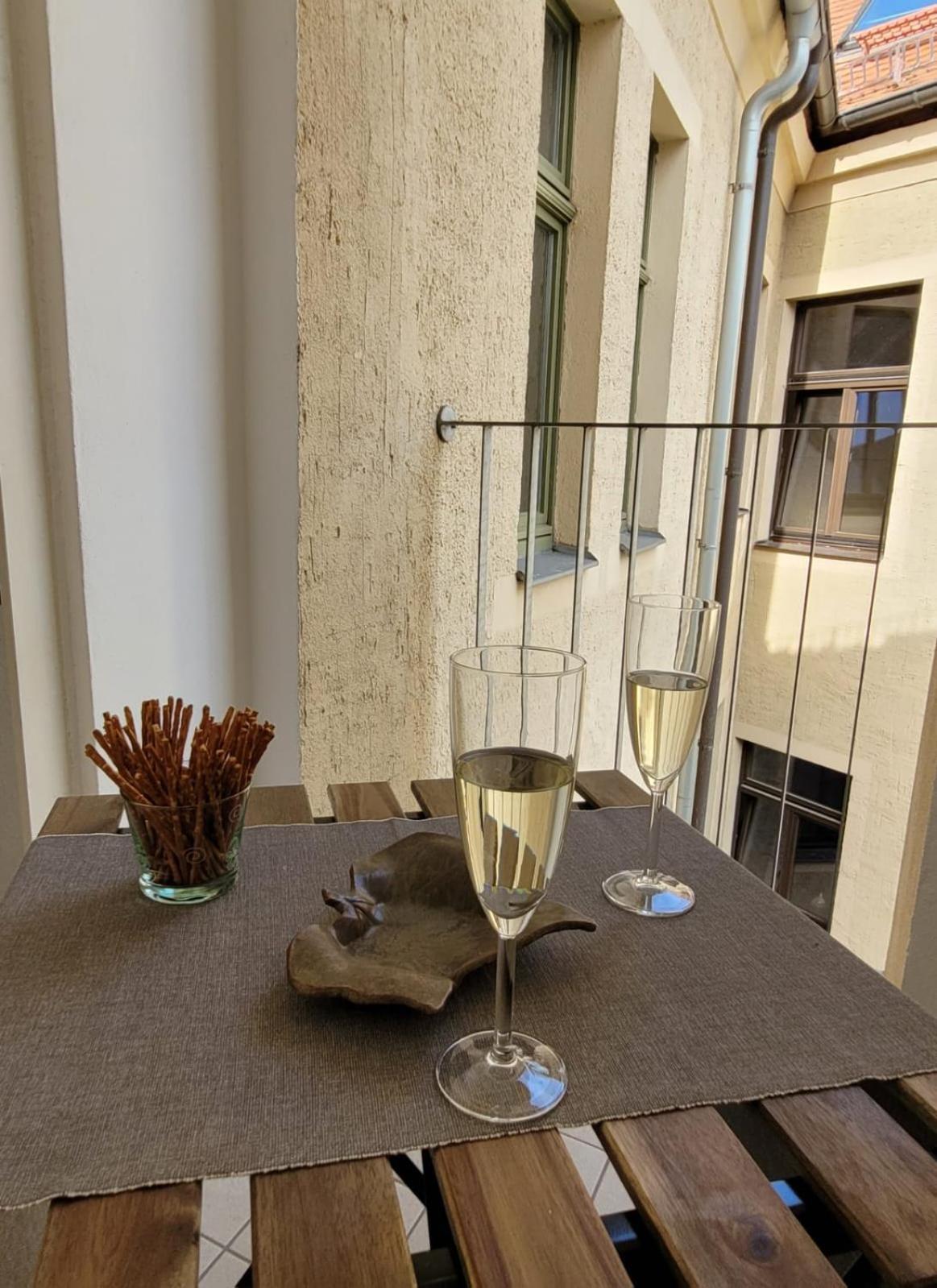 Cosel Apartment Altstadt Radfahrer Balkon Meißen 外观 照片