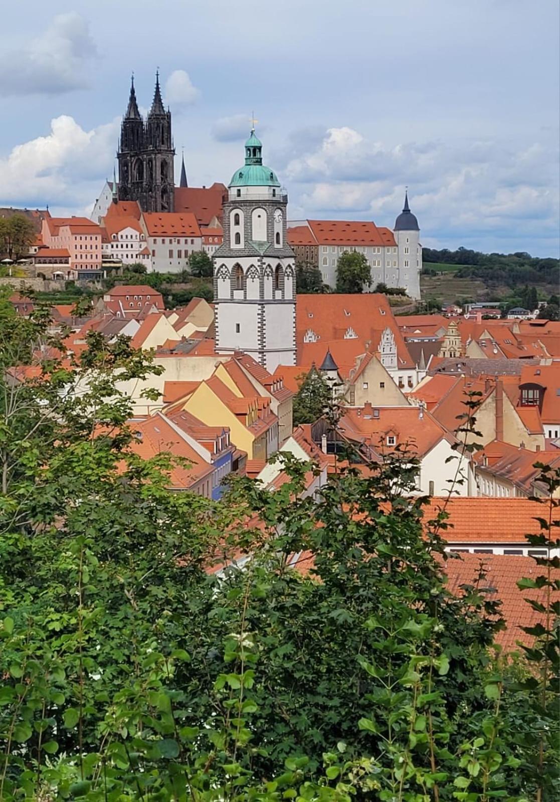 Cosel Apartment Altstadt Radfahrer Balkon Meißen 外观 照片