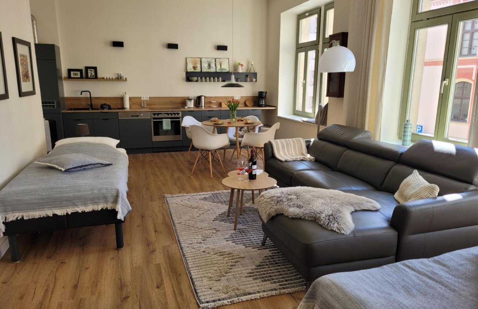 Cosel Apartment Altstadt Radfahrer Balkon Meißen 外观 照片