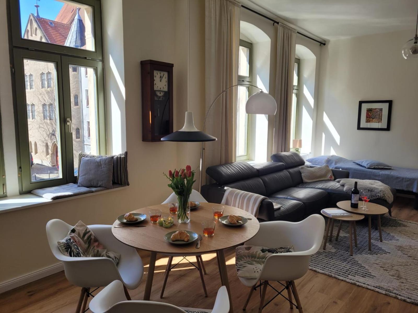 Cosel Apartment Altstadt Radfahrer Balkon Meißen 外观 照片